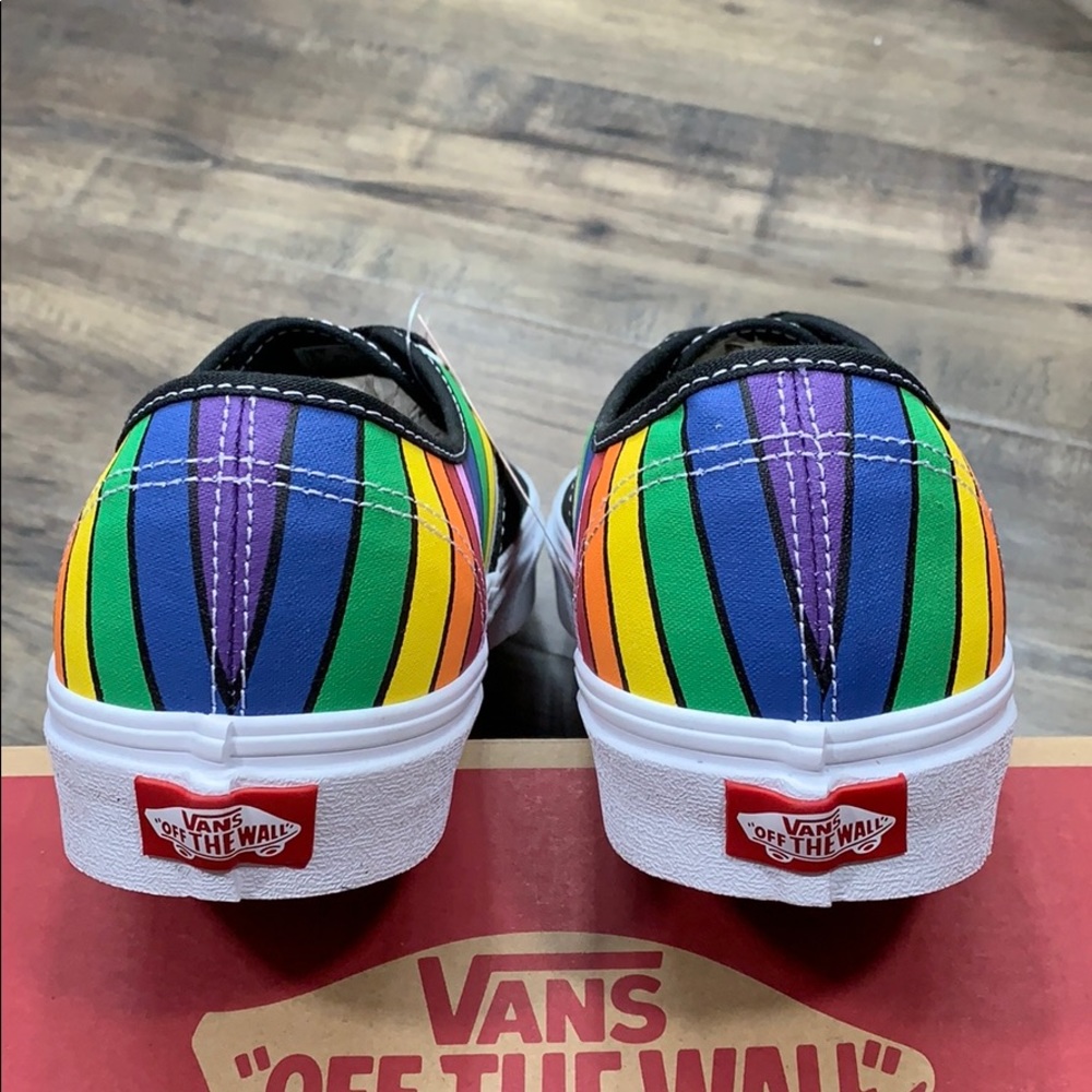 •VANS AUTHENTIC Refract Black/True White/Multi men’ - Picture 7 of 16